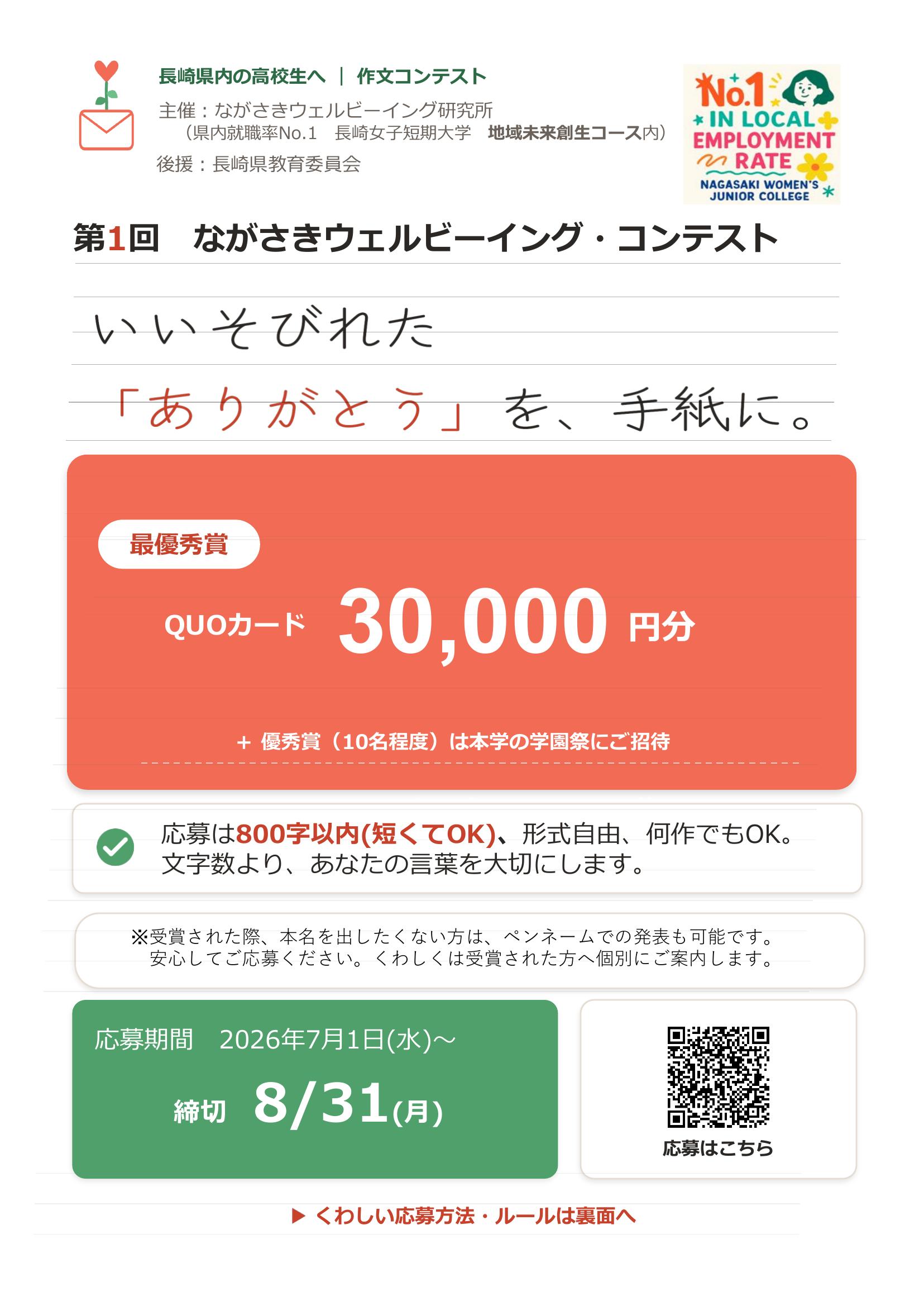第1回ながさきウェルビーイング・コンテスト